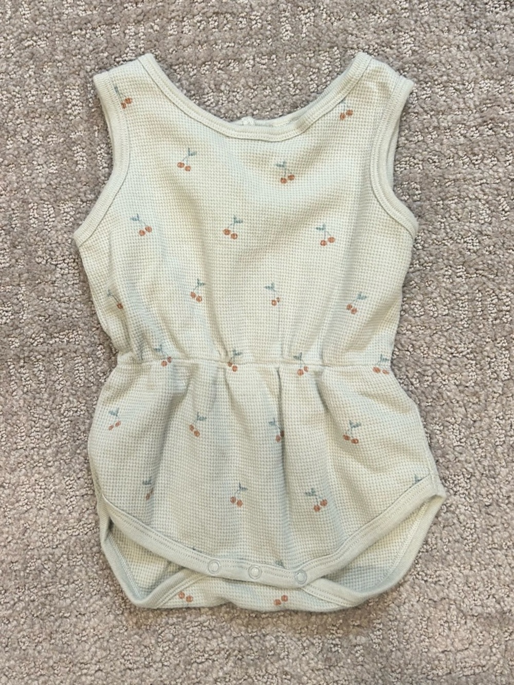 Rylee + Cru Waffle cherry one Piece